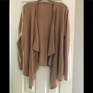 Garnet Hill draped cashmere sweater